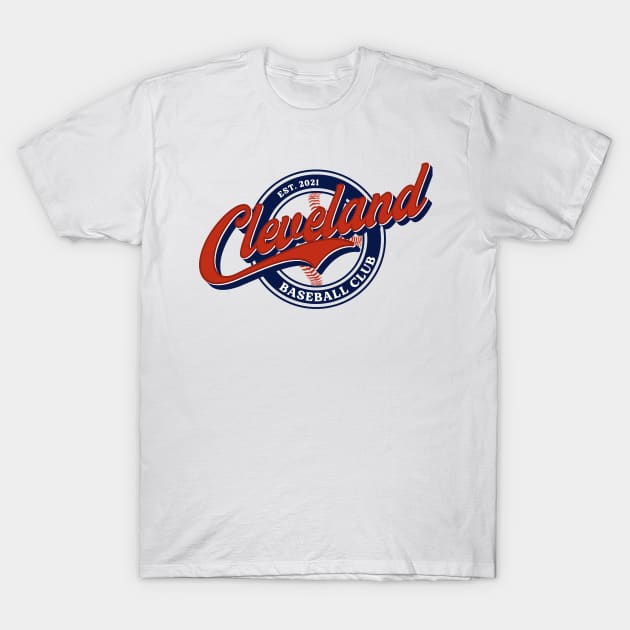 Cleveland Baseball Club T-Shirt by mbloomstine